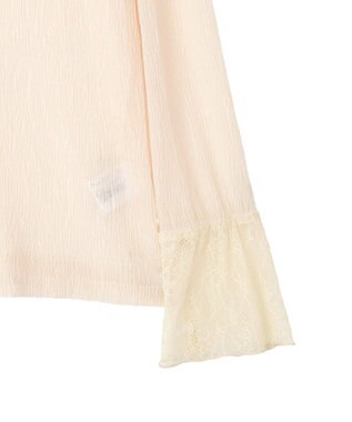 YECCA VECCA 袖レースシアートップス Ivory