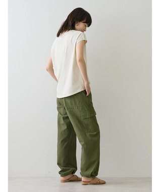 AMERICAN HOLIC 接触冷感フレンチスリーブカットプルオーバー Ivory