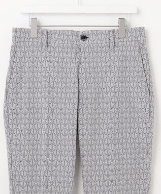 23区GOLF 【MEN】【ストレッチ】エッフェル塔柄 ジャガードパンツ ライトグレー系5