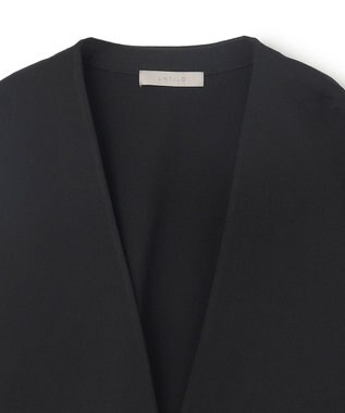 UNFILO MENS スマートニット ジャケット ブラック