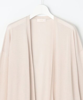 ANY SIS S エアリーライト ニットカーディガン ライトベージュ