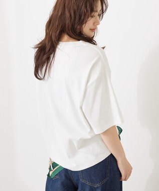 AMERICAN HOLIC 【接触冷感】スムースルーズクルーネックＴシャツ Off White