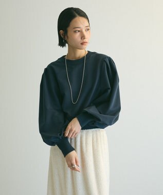 Green Parks ａ．タックスリーブスウェット Navy