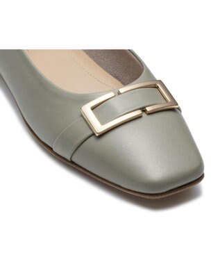 REGAL FOOT COMMUNITY 【リーガルレディース】F90R 晴雨兼用フラットパンプス フラットシューズ ライトグリーン