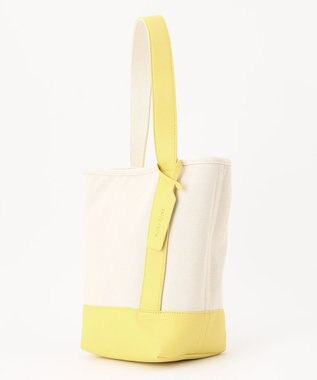 UNBILLION cachecache ワンハンドルバケツ型パーテーショントートバッグ イエロー