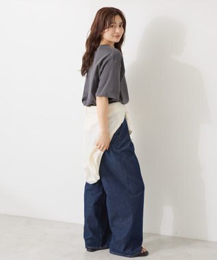 AMERICAN HOLIC 【接触冷感】スムースルーズクルーネックＴシャツ Charcoal Gray