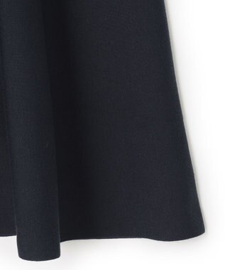 23区 ウールブレンド ニットスカート ネイビー系