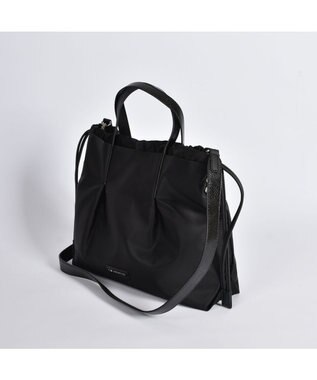 LA BAGAGERIE ドローストリング2WAYトート Sサイズ ブラック