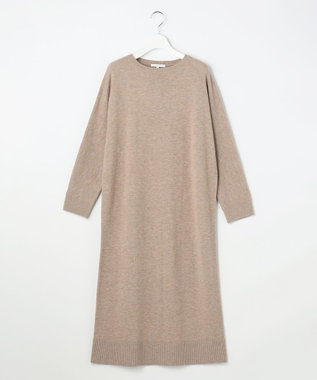 自由区 S ウールハイゲージニット ワンピース ベージュ