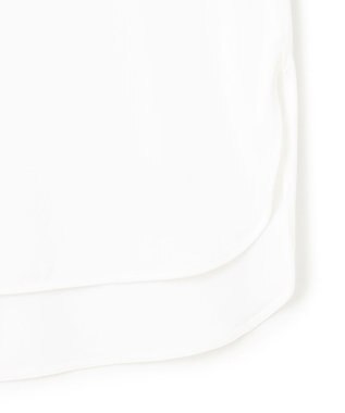 23区 S 【洗える】ナチュラルコットンベア レースレイヤード カットソー ホワイト系