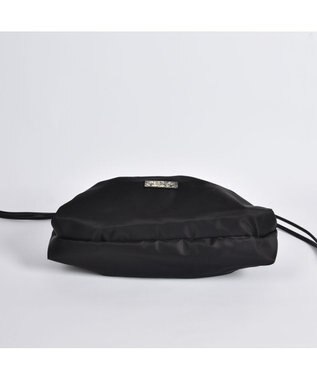 LA BAGAGERIE ドローストリング2WAYトート Sサイズ ブラック×パイソン