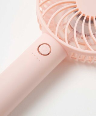 WEGO 【冷却/携帯扇風機】ハンディファン ライトピンク