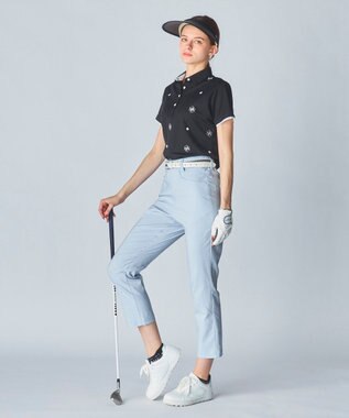 FILA GOLF／marie claire 【marie claire SPORT】【美楽】コードレーンイージーパンツ グレー