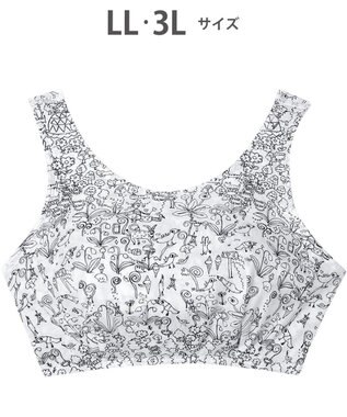 tsumori chisato SLEEP ツモリチサト ナイトアップブラ ノンワイヤー ベア天竺素材(身生地) 3Lまで対応 大きいサイズ ナイトブラ レディース UBX410 /ワコール