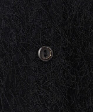 ANY SIS 【洗える】カットジャカード 羽織 ブラック