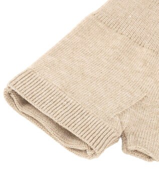 earth music&ecology チャーム付きニットミトン Beige