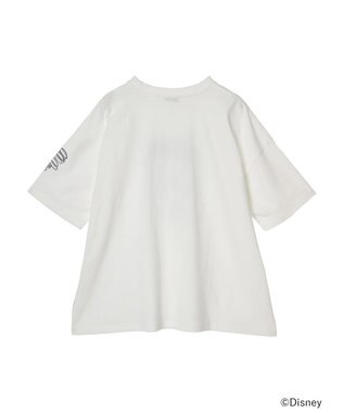 earth music&ecology Ｇｏｏｆｙ＆Ｍａｘ／箔プリントＴｅｅ Black