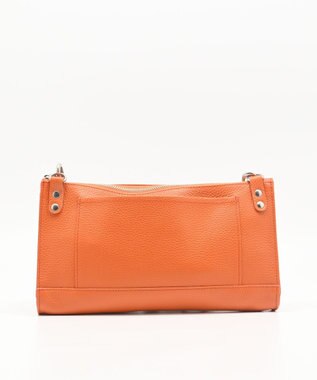 blancle シュリンクレザー クラッチショルダー ORANGE