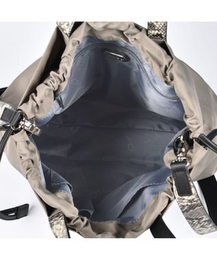 LA BAGAGERIE ドローストリング2WAYトート Sサイズ グレージュ