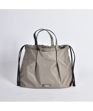 LA BAGAGERIE ドローストリング2WAYトート Sサイズ グレージュ