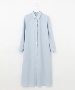 自由区 L 【抗菌/サスティナブル/セット着用可】EASY SET UP ワンピース サックスブルー系