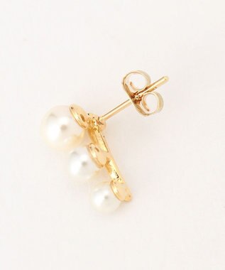 ANY スリーパールピアス（両耳用） ゴールド系