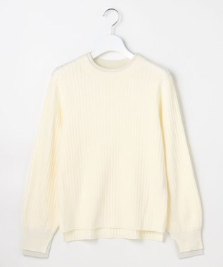 ANY SIS S 【WEB・一部店舗限定】ダブルカラー ニット オフ