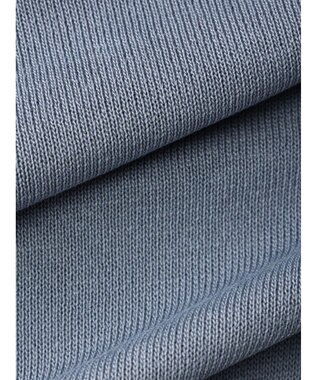 Green Parks さがら刺繍入りニットプルオーバー Sax