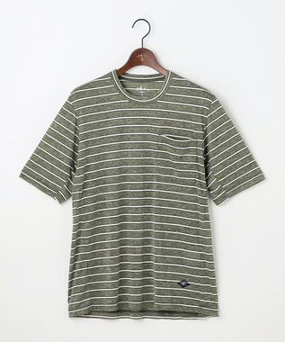 JOSEPH ABBOUD MOUNTAIN クールスキンボーダー Ｔシャツ カーキ系2
