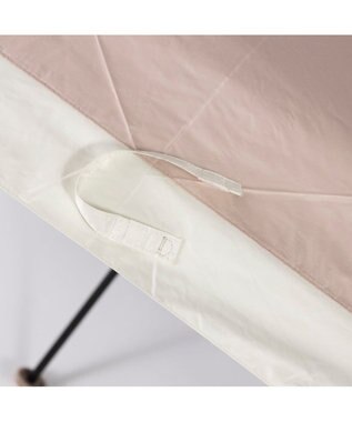 UNBILLION カシュネ cachenez / 【晴雨兼用】【日傘】 【UV カット率99.999.9％以上】PU軽量無地バイカラーミニ折りたたみ傘 ピンク