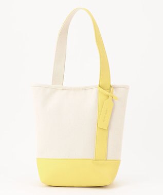 UNBILLION cachecache ワンハンドルバケツ型パーテーショントートバッグ イエロー