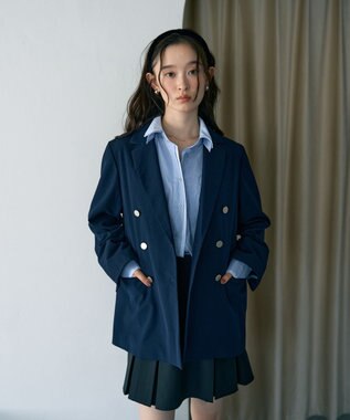 earth music&ecology テーラードジャケット Navy