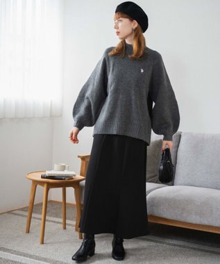 WEGO U.S POLO ASSN.ハイネックセーター 杢グレー