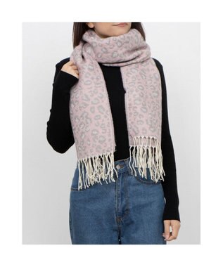 UNBILLION カシュネ cache nez / ヒョウ柄ジャカードストール