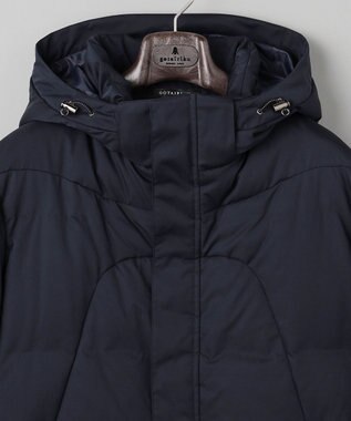 GOTAIRIKU WEB限定【仕事で着られる】ドレスダウンコート_ストレッチツイル_25年新作 ネイビー系