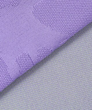 PW CIRCULUS 【手洗い可能】【WOMEN】アニマルドットニットモック ゴルフウェア レディース パープル系