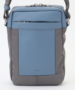 Y'SACCS ブロックモチーフポシェット ブルー【web限定カラー】