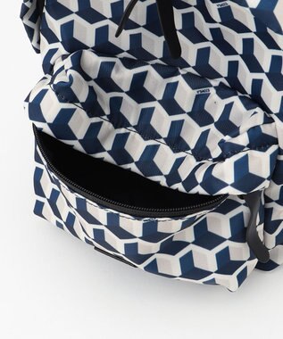 Y'SACCS キュービックモノグラム　ミニリュックサック ネイビー