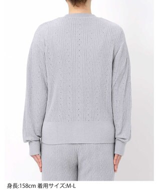 une nana cool とろみ素材がここちよいカーディガン　ｍｏｉ　ｒｏｏｍ（モアルーム） グレー