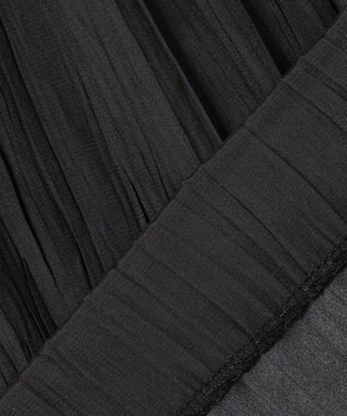 uncrave マシーンプリーツ シャツ ブラック