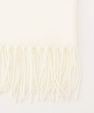 JOSEPH ABBOUD MOUNTAIN 【SPACE／UNISEX】ビッグボーダー ストール ホワイト系2