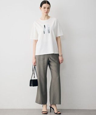 ICB L ロゴTEE（アートプリント） オフホワイト