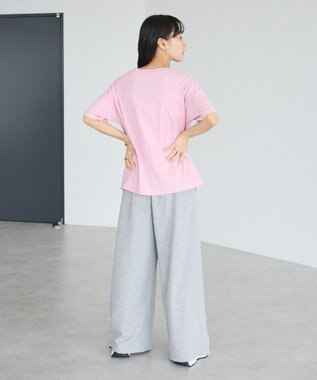 CRAFT STANDARD BOUTIQUE ツイストロゴハーフスリーブTシャツ Pink