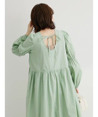 Green Parks ・Ｐｅｔｉｔ　Ｆｌｅｕｒウ゛ィラーゴスリーブワンピース Mint Green