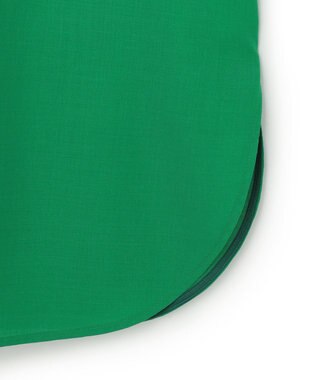 ICB アルタニカツイル バンドカラーブラウス グリーン