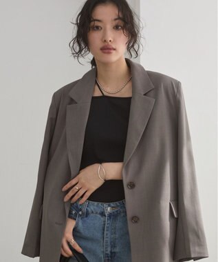 WEGO 【ANGIE VINTAGE/SMLサイズ展開】ストラップカップ付きベアキャミソール ブラック