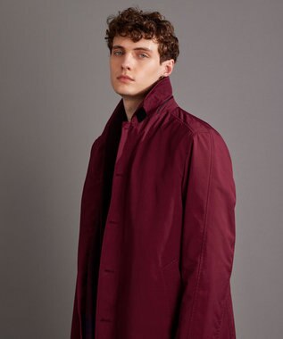 JOSEPH ABBOUD 【撥水/JAPANファブリック】 パウダーツイル コート ワイン系