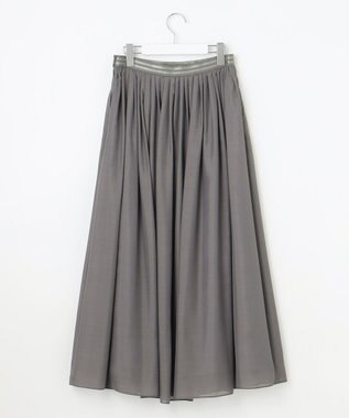 自由区 S シアー スカート セピア