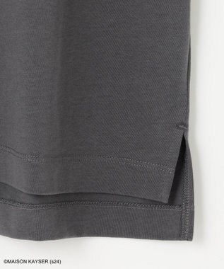 ANY 【MAISON KAYSERコラボ】フォトプリント半袖Tシャツ チャコール×バスケット