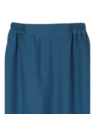 Green Parks 麻調Ｉラインスカート Blue
